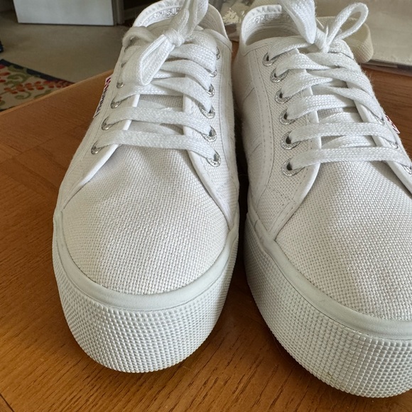 Superga Classic White Sneakers - Picture 4 of 9